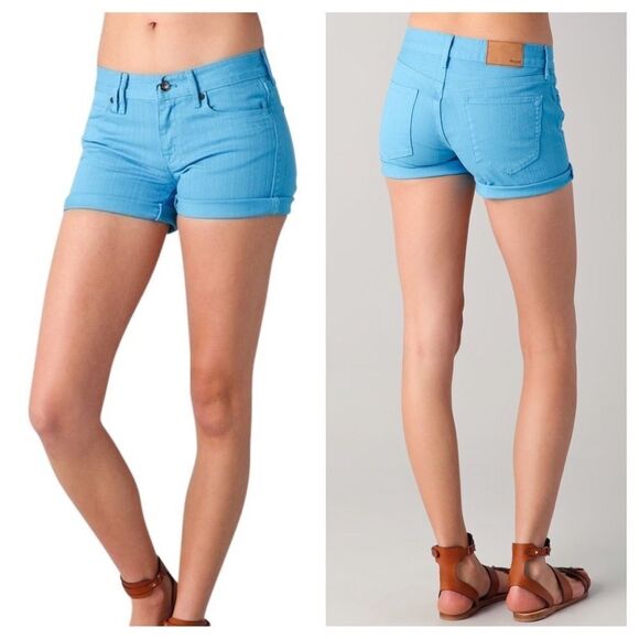 Madewell Garment Dyed‎ Midi-Cuffed Shorts - Picture 1 of 7